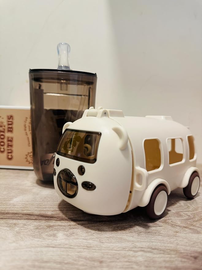 Bus Water Bottle – 500ml Cute Bus Water Bottle, Bpa Bus Water Cup
