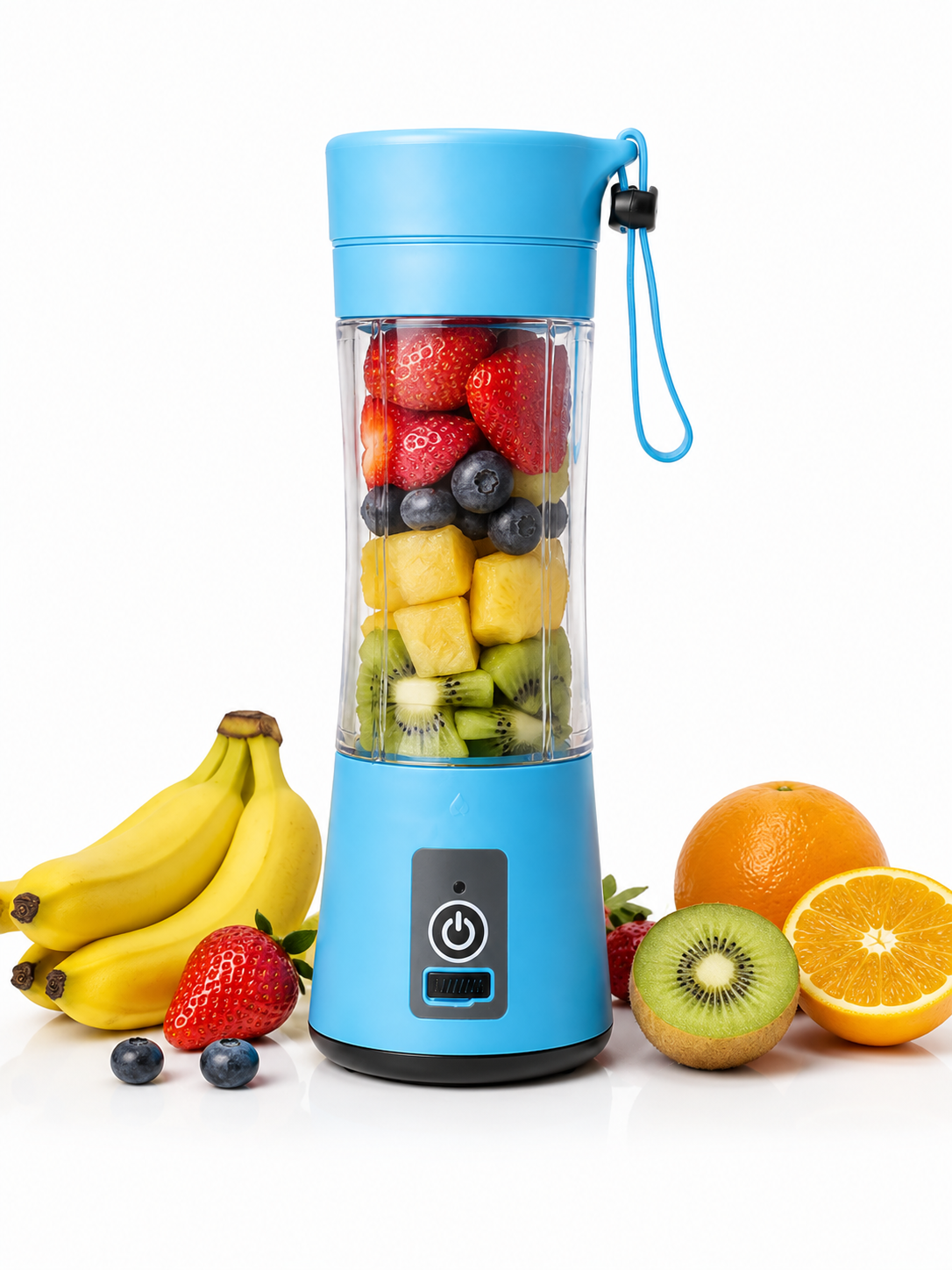 Portable 6-Blade USB Rechargeable Juice Blender