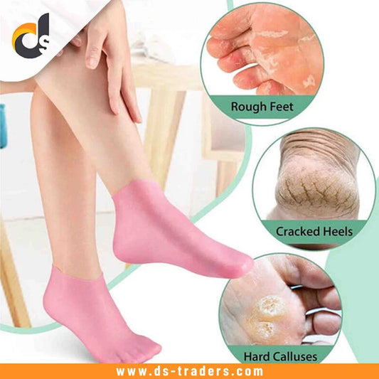 Silicone Gel Moisturising Socks