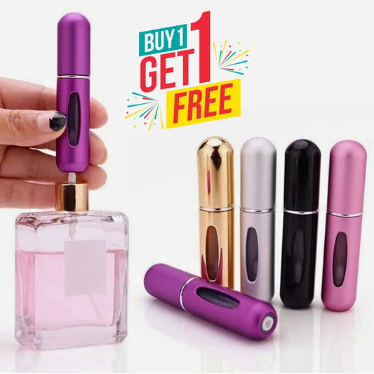 Perfume Travel Pocket Refiller Bottle (Buy 1 Get 1 Free) + (Random Color)