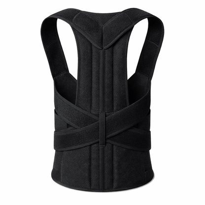 Adjustable Back Support Belt | Posture Corrector | Spine & Shoulder Support Brace | Breathable Upper Back Support for Men & Women