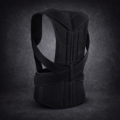 Adjustable Back Support Belt | Posture Corrector | Spine & Shoulder Support Brace | Breathable Upper Back Support for Men & Women