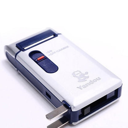 Yandou Rechargeable Shaver Model SV-W301U - High Quality Electric Shaving Device With Charging Connector Cleaning Brush And Manual Guide
