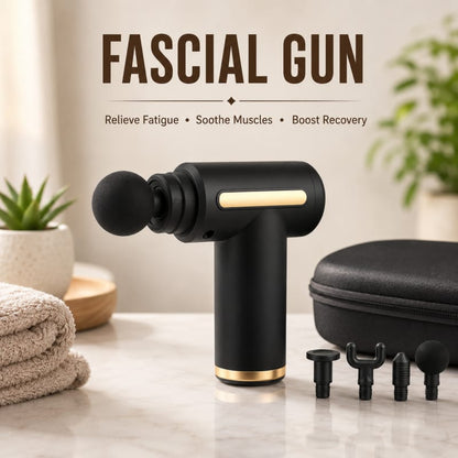 Massage Gun 5 In 1 Multifunctional Electric Full Body Massage Equipment Set - 6 Speeds With 4 Massage Heads For Deep Tissue Relief And Relaxation