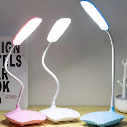 Flexible LED Desk Study Lamp – Touch Control & Rechargeable Study Light