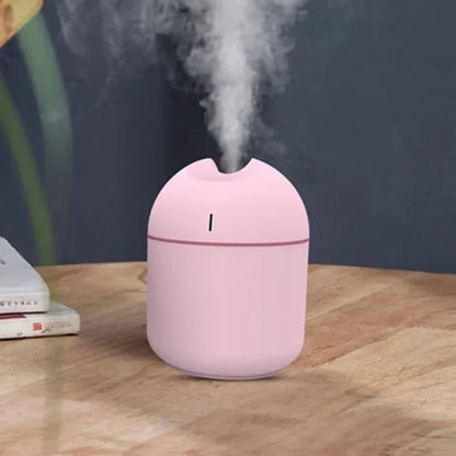 Mini USB Air Humidifier | Portable Cool Mist Aroma Diffuser for Home, Office & Car | Silent Air Purifier & Travel Atomizer