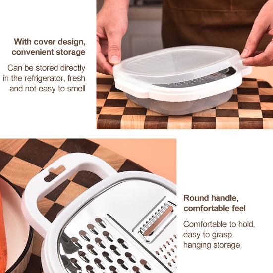 4-IN-1 MULTI GRATER | WITH CASE & PLASTIC COVER