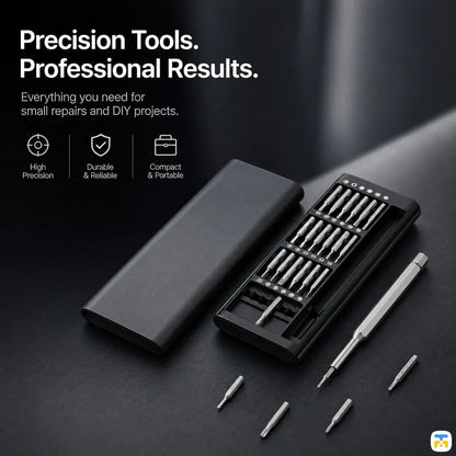 24-in-1 Precision Screwdriver Set – Portable Magnetic Repair Tool Kit for Mobile, Laptop & Electronics