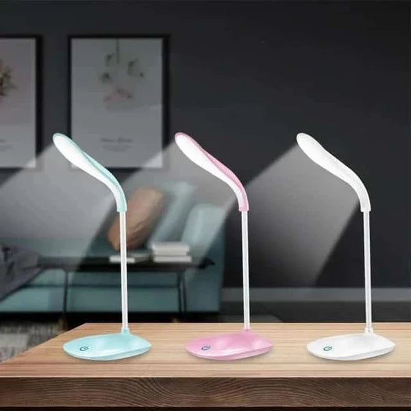 Flexible LED Desk Study Lamp – Touch Control & Rechargeable Study Light