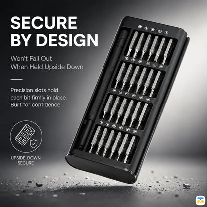 24-in-1 Precision Screwdriver Set – Portable Magnetic Repair Tool Kit for Mobile, Laptop & Electronics