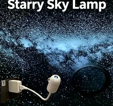 2-in-1 USB Galaxy Star Projector Night Light