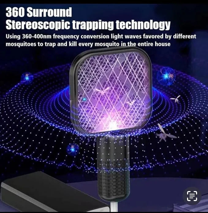 Mini Mosquito Killer Racquet Lamp (Size 6 Inch)