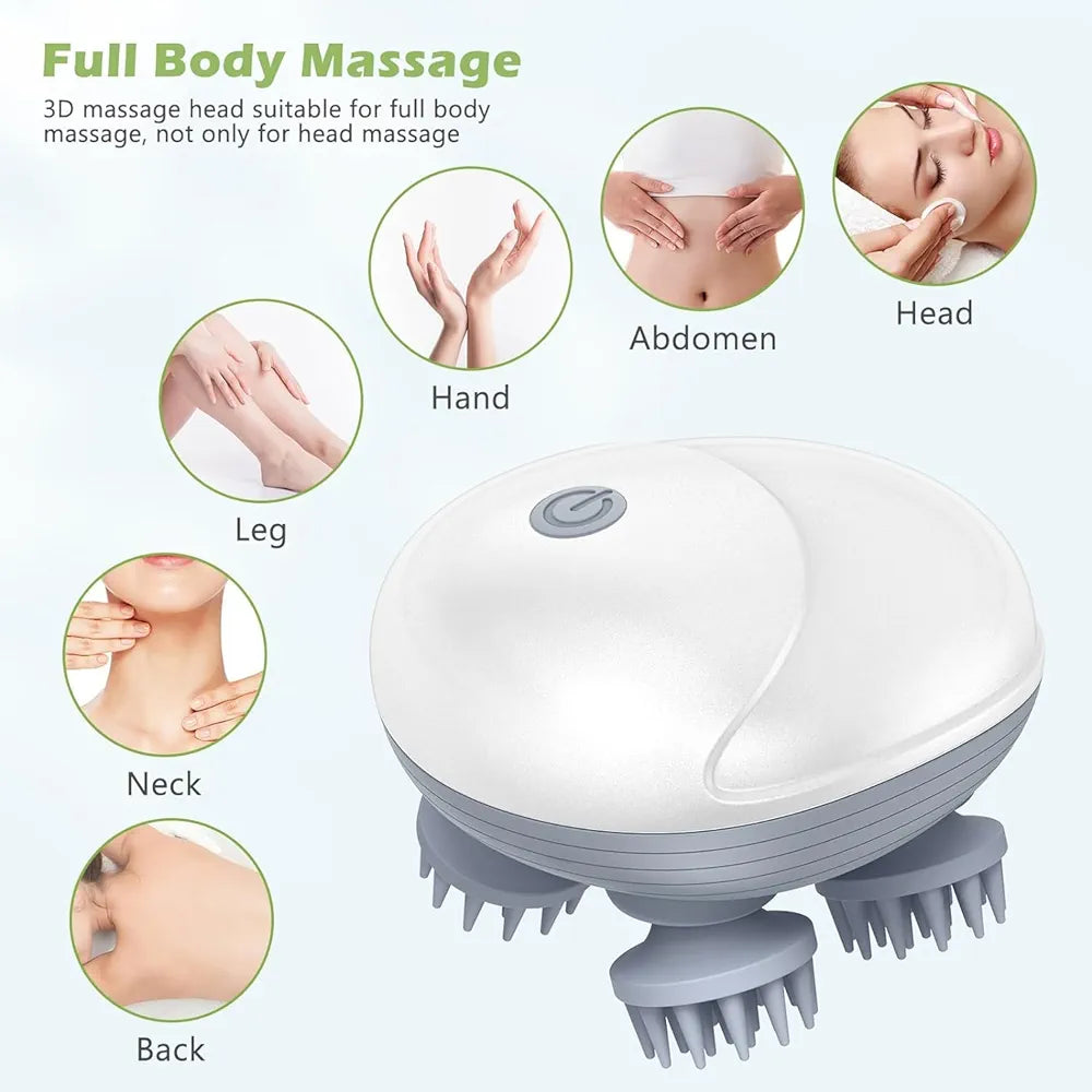 Electric Smart Scalp Massager, Hair Growth & Head Massager