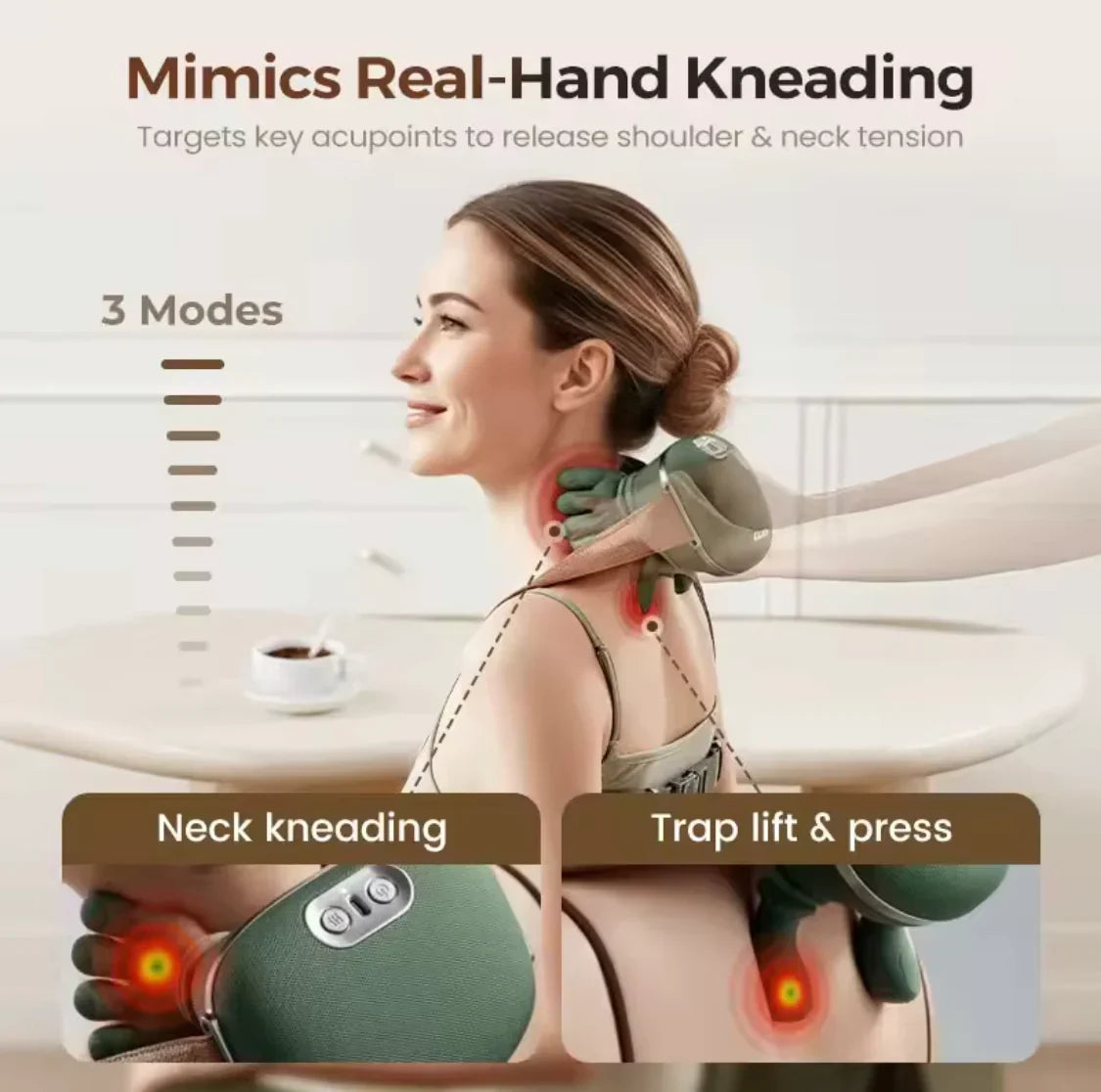 Electric Cervical Hand Finger Massager