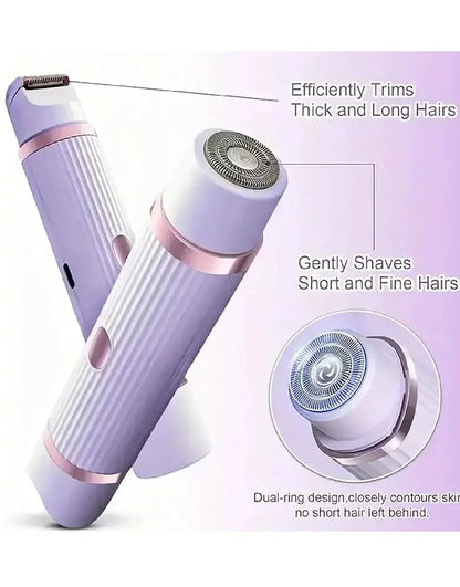BLAWLESS 2-in-1 Electric Shaver & Trimmer – USB Rechargeable Double Head Hair Remover for Men & Women