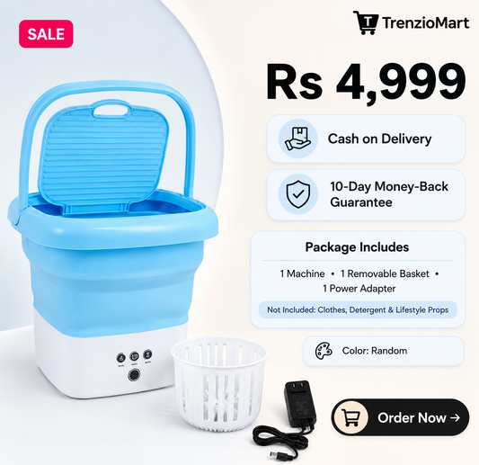 Imported 12L Foldable Portable Washing Machine