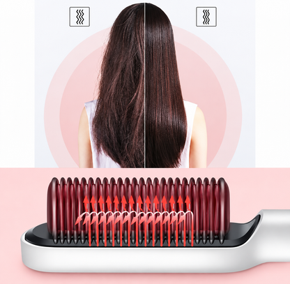 Electric Hair Straightening Comb Brush – 5 Heat Settings