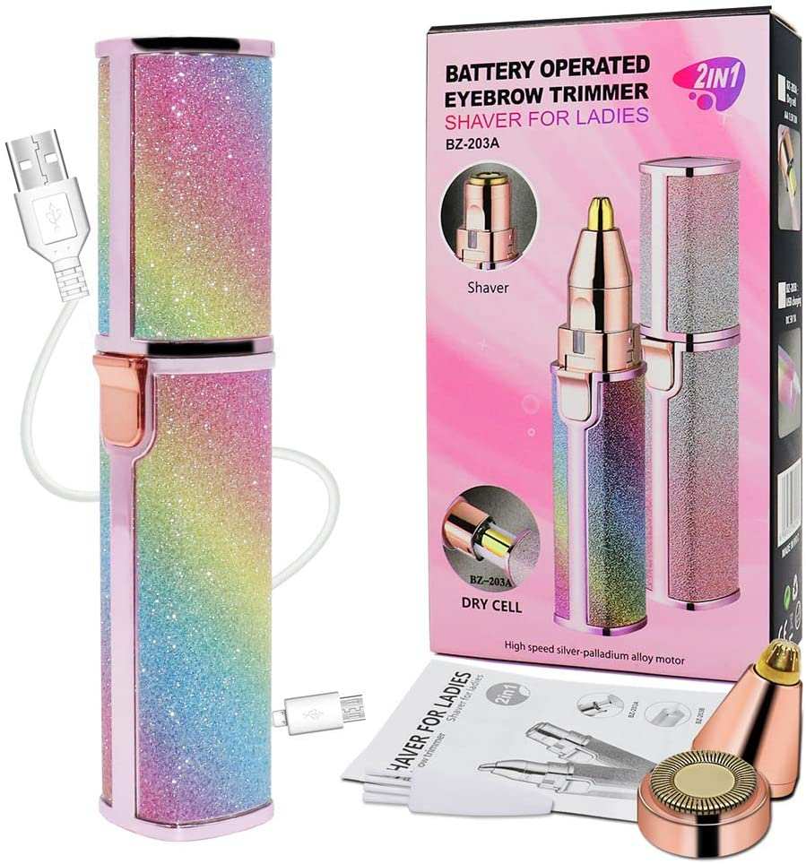 2 IN 1 Blawless Battery Operated Eyebrow Trimmer