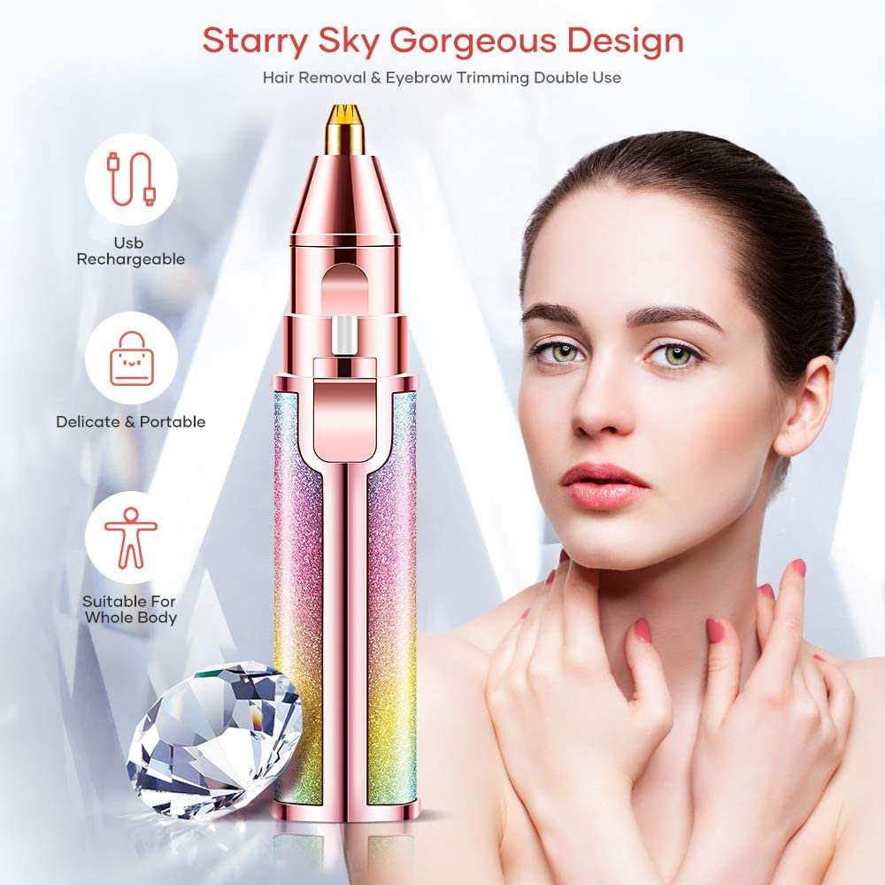 2 IN 1 Blawless Battery Operated Eyebrow Trimmer