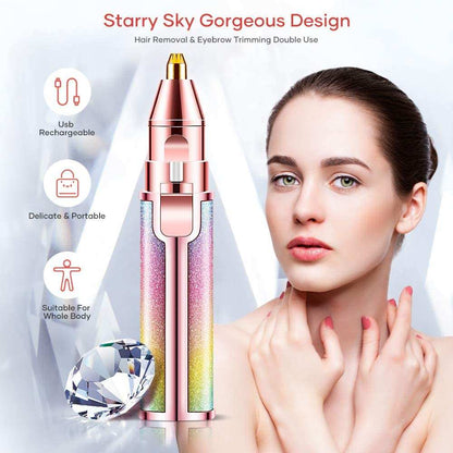 2 IN 1 Blawless Battery Operated Eyebrow Trimmer
