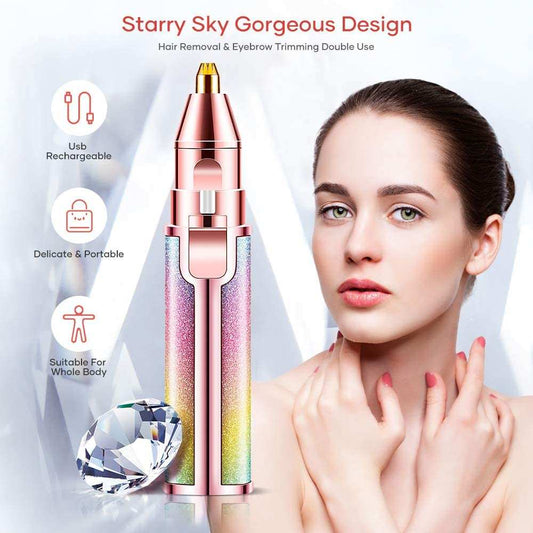 2 IN 1 Blawless Battery Operated Eyebrow Trimmer