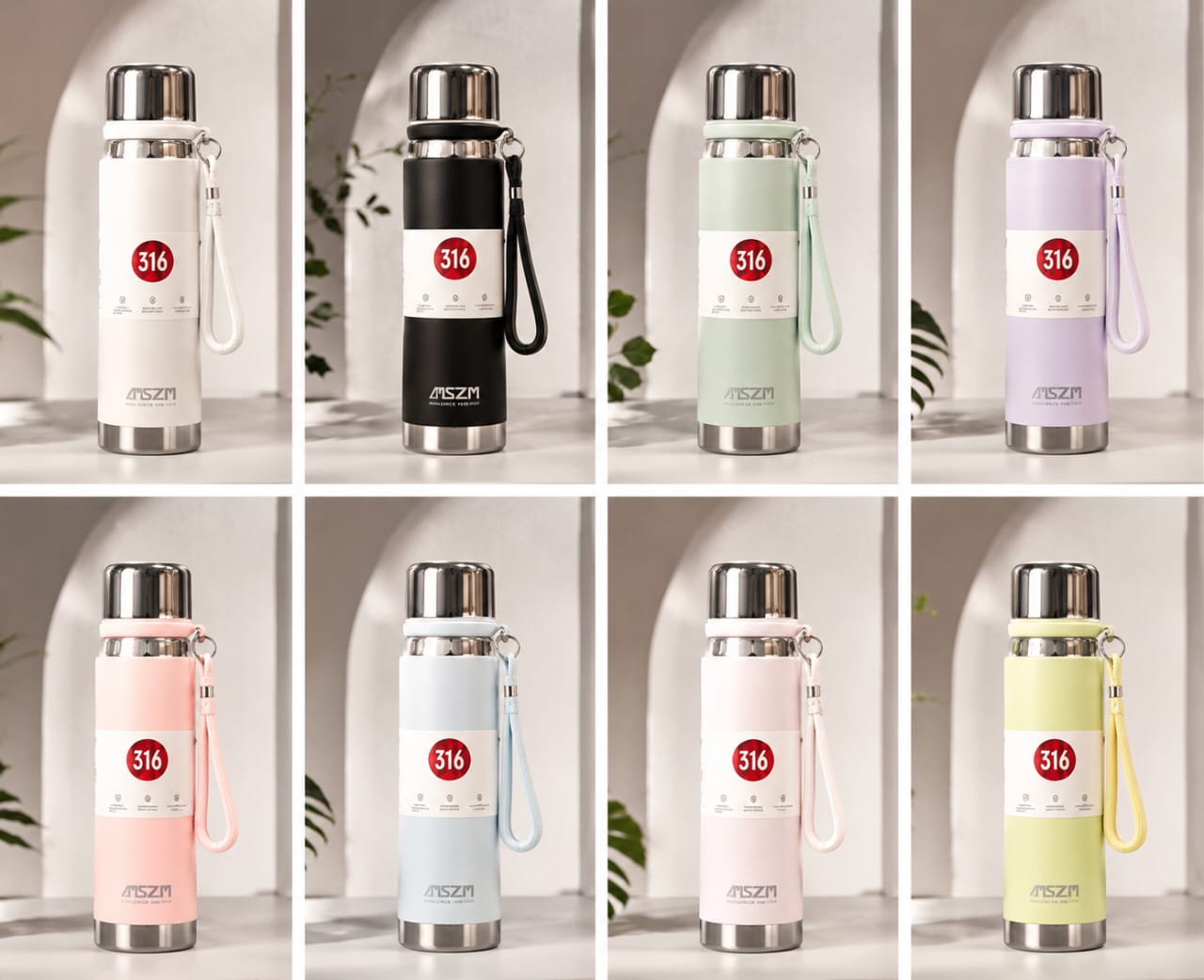 Premium SZM 750ml Stainless Steel Water Bottle Leakproof