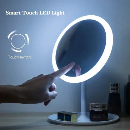 Rechargeable LED Light Makeup Mirror