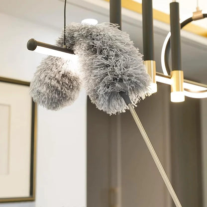Adjustable Microfiber Dusting Brush