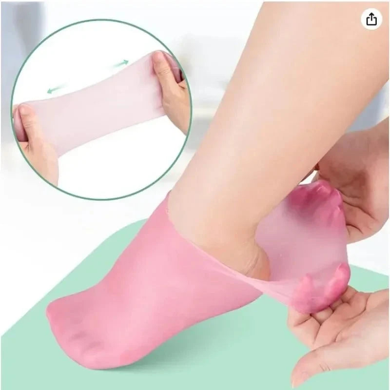 Silicone Gel Moisturising Socks