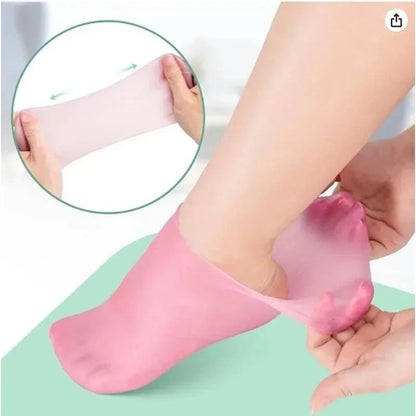 Silicone Gel Moisturising Socks