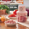 Re-chargeable Wireless Electric Garlic Machine | 250 ML